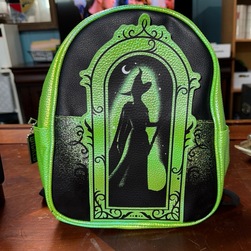 Wicked Mini Backpack No One Mourns The Wicked Iridescent Green Elphaba Universal
